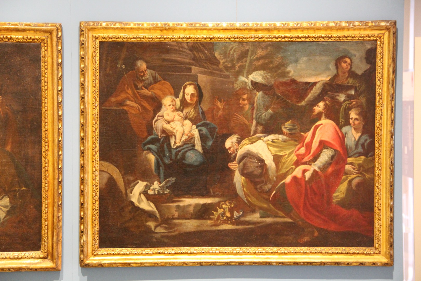 C. Giaquinto scuola, ADORAZIONE MAGI -XVIII